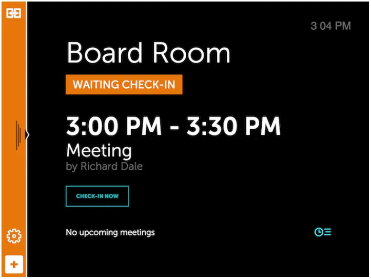 Check In button on YAROOMS Door