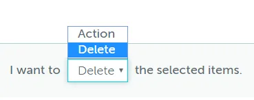 Delete assets