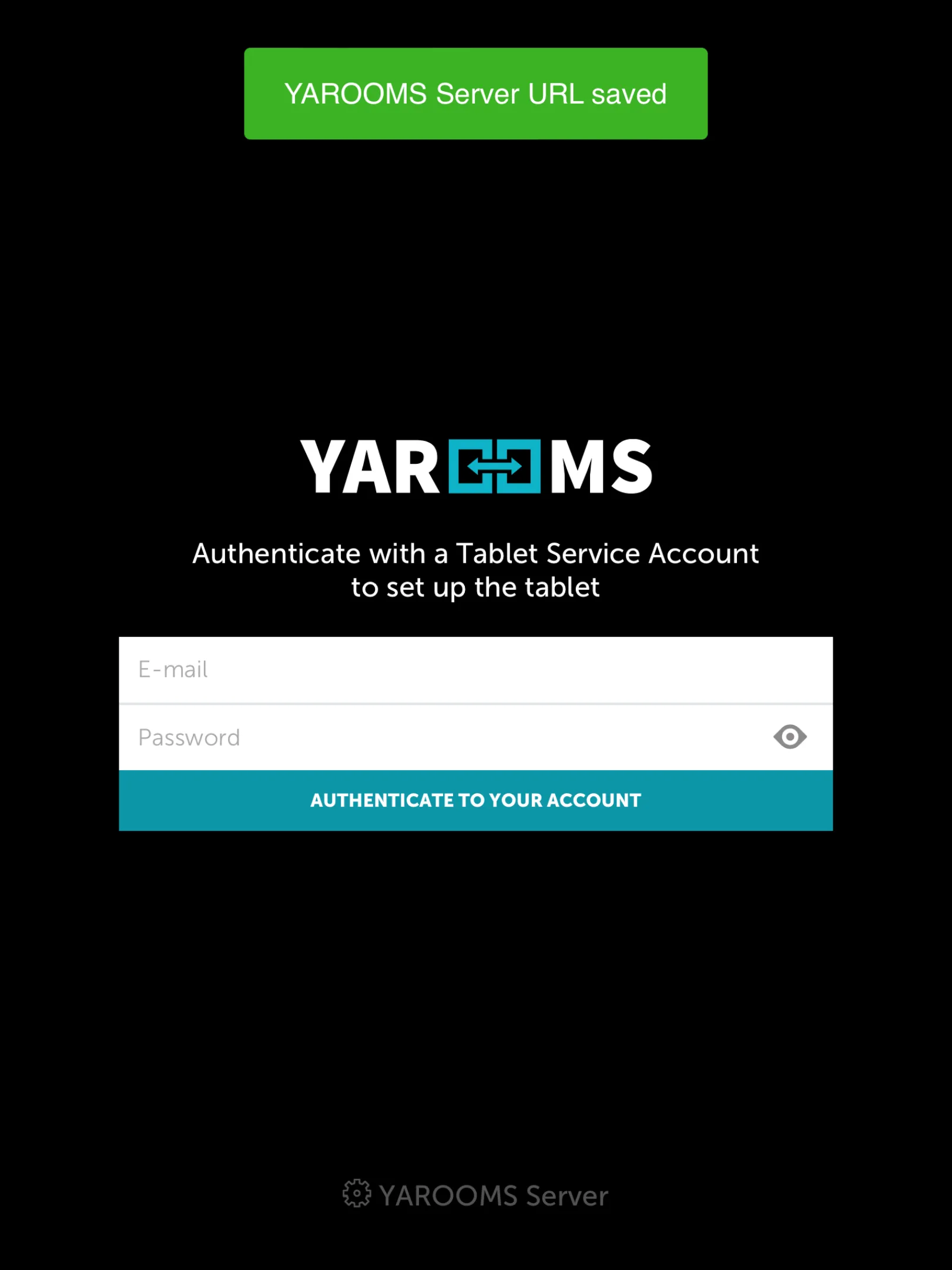 Yarooms Door setup step 2