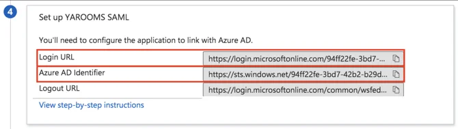 Azure AD setup instructions