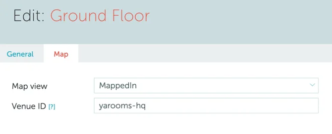 Mappedin Venue ID configuration