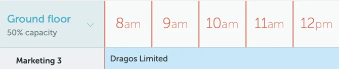 This space is booked