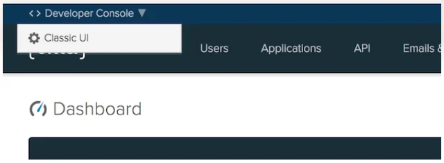 Switch to Classic UI in Okta
