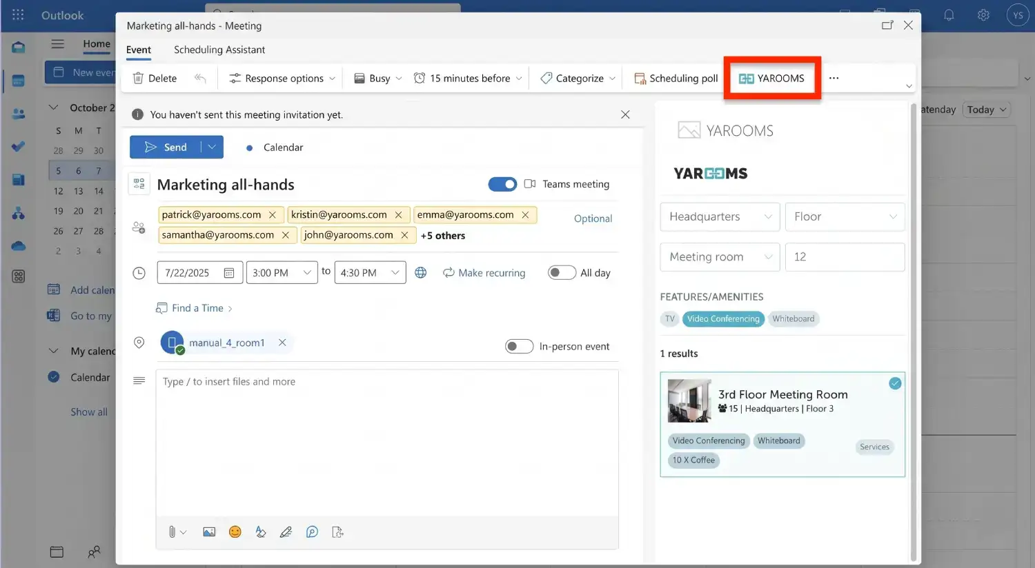 Outlook add-in in Microsoft Outlook