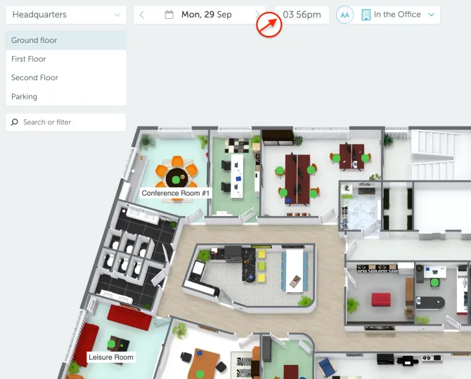 Room Availability Display Examples Space Availability in the Map View: What's Changed | YAROOMS Help Center