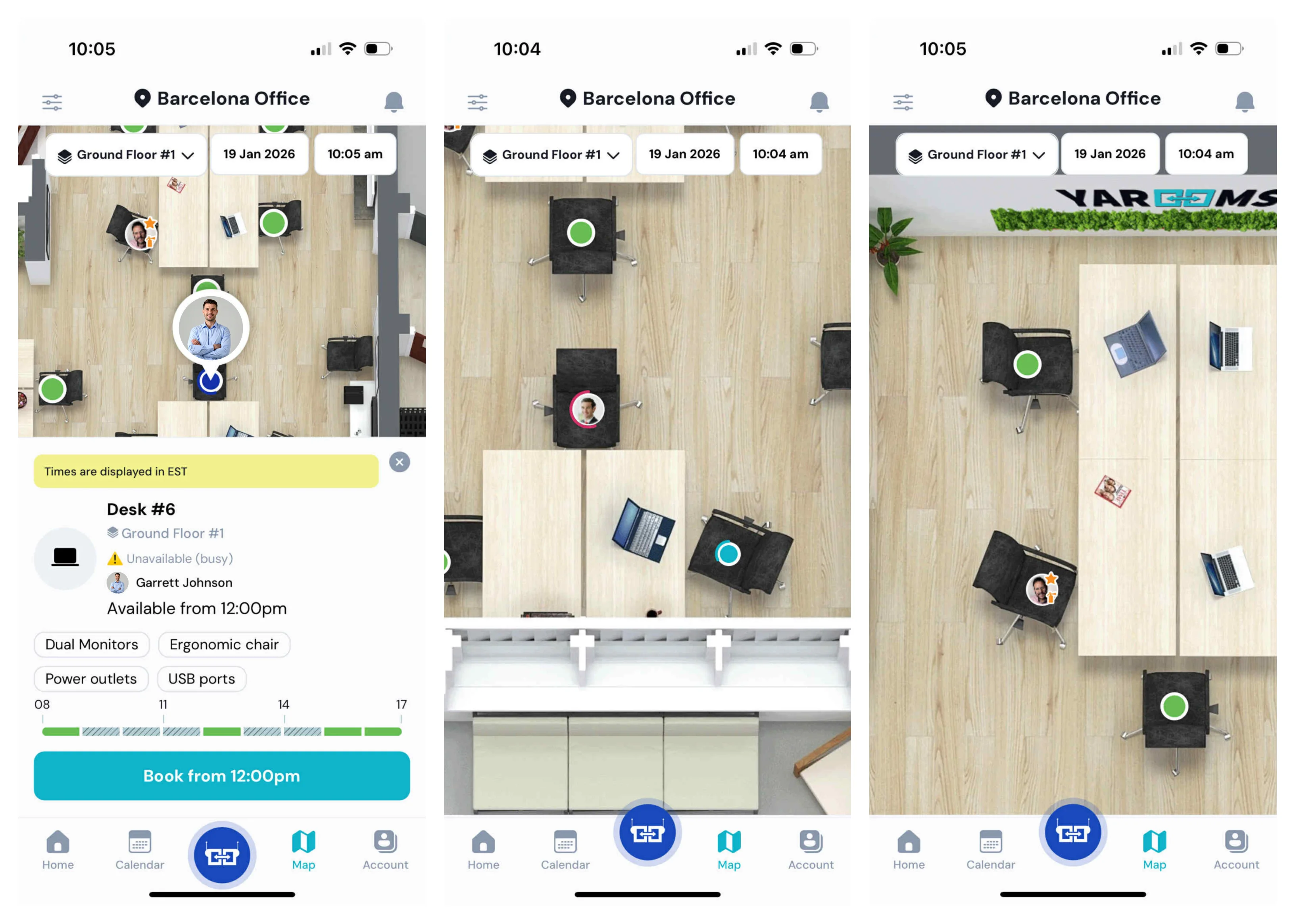 Updated Map View Now Available on the YAROOMS Mobile App