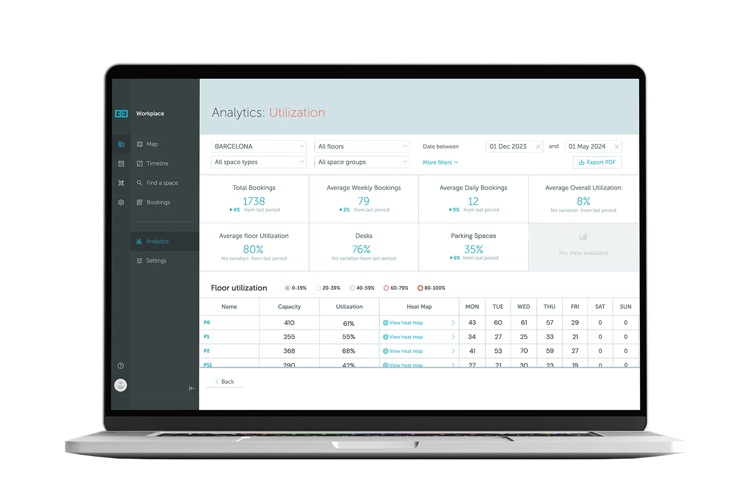 Turn every desk booking into insight