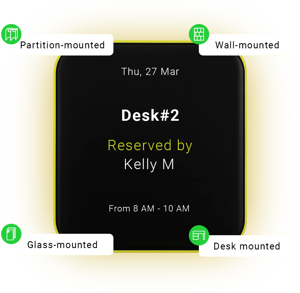 Flexible mounting options for every office