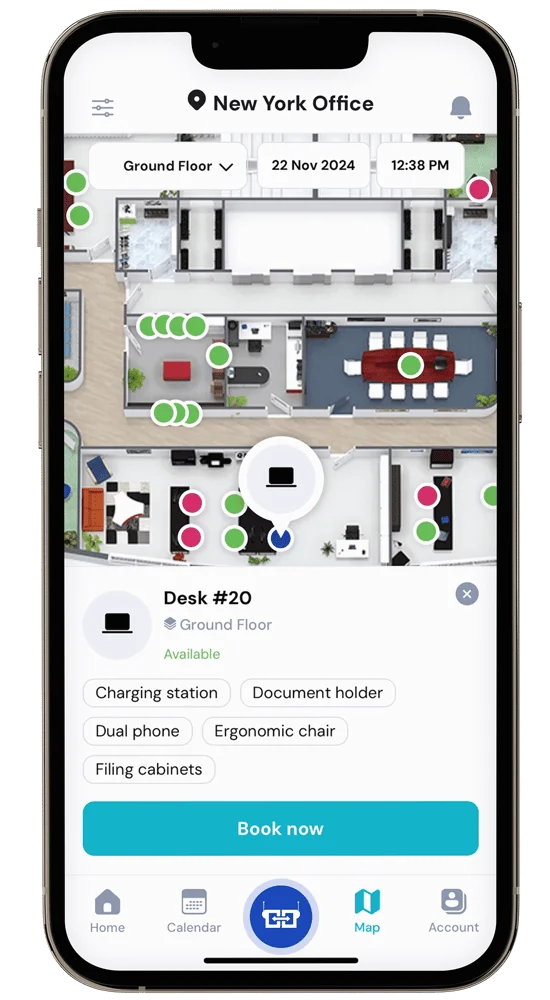 Mobile application for on-the-go scheduling