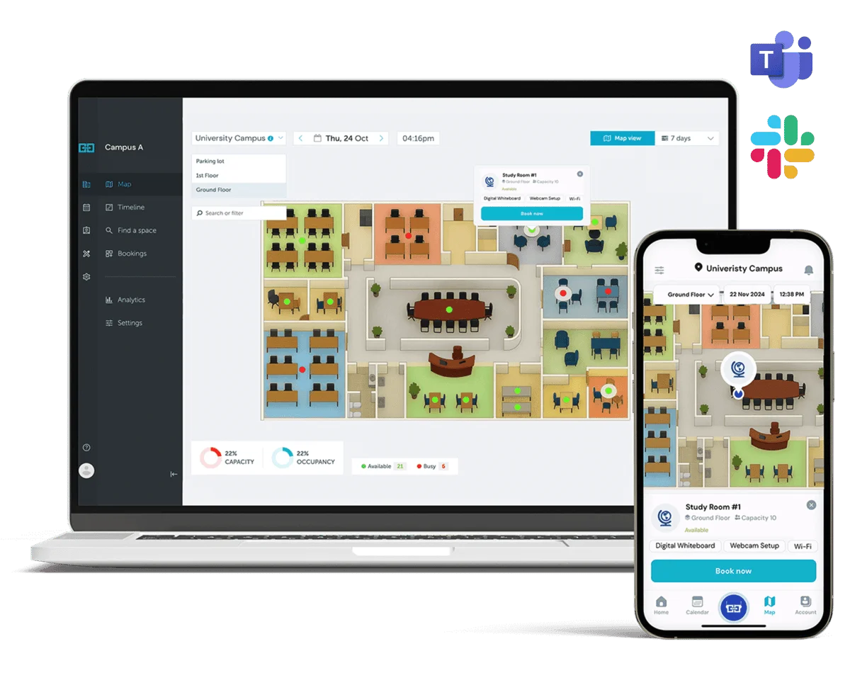 Everything you need for smooth meeting room booking