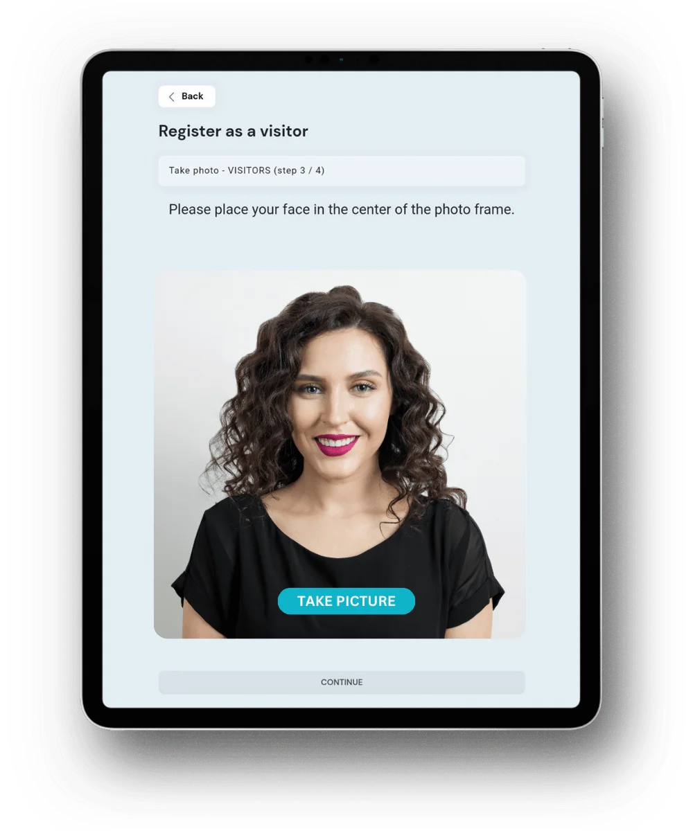 Take a visitor photo