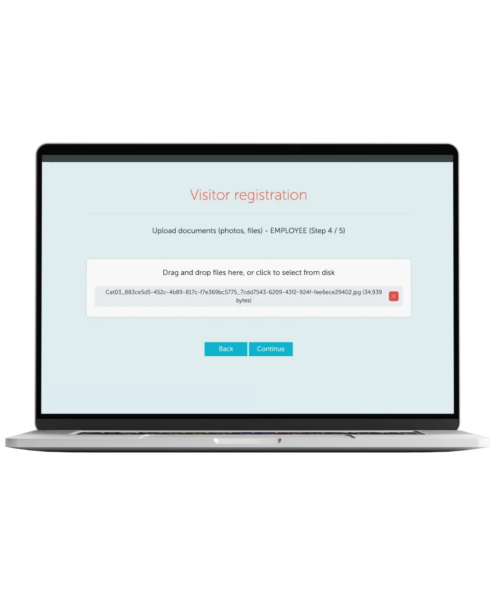 Ask to upload documents