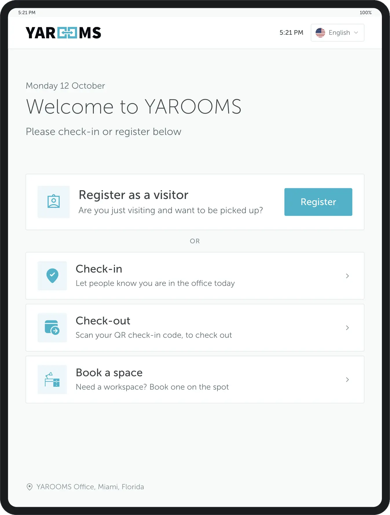 Digital Reception & Visitor Check-In Kiosk App
