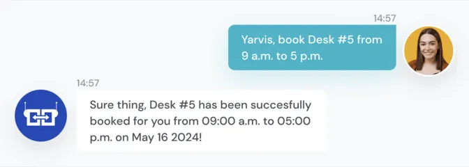 Yarvis AI workplace assistant