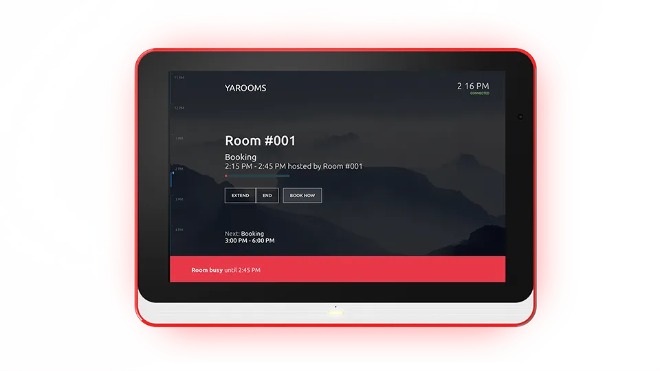 digital conference room signage app