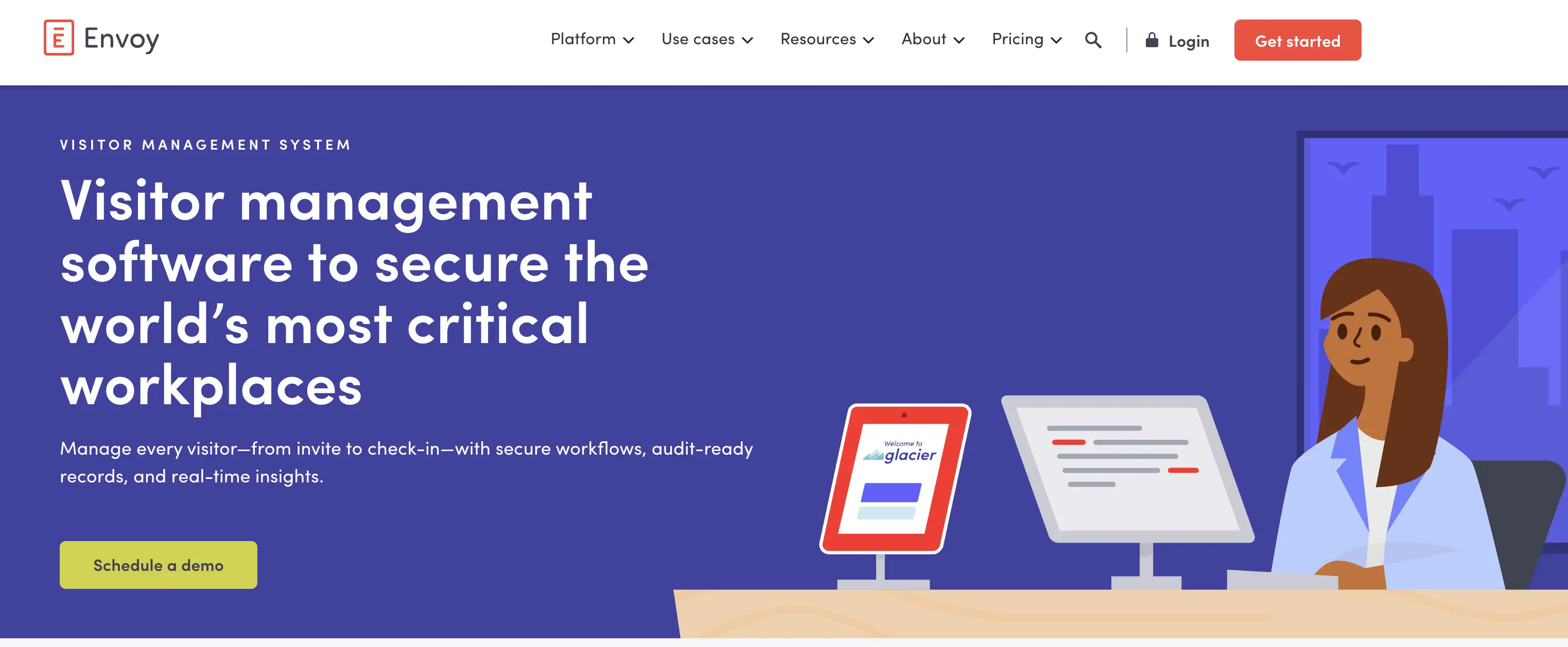 Envoy visitor management software