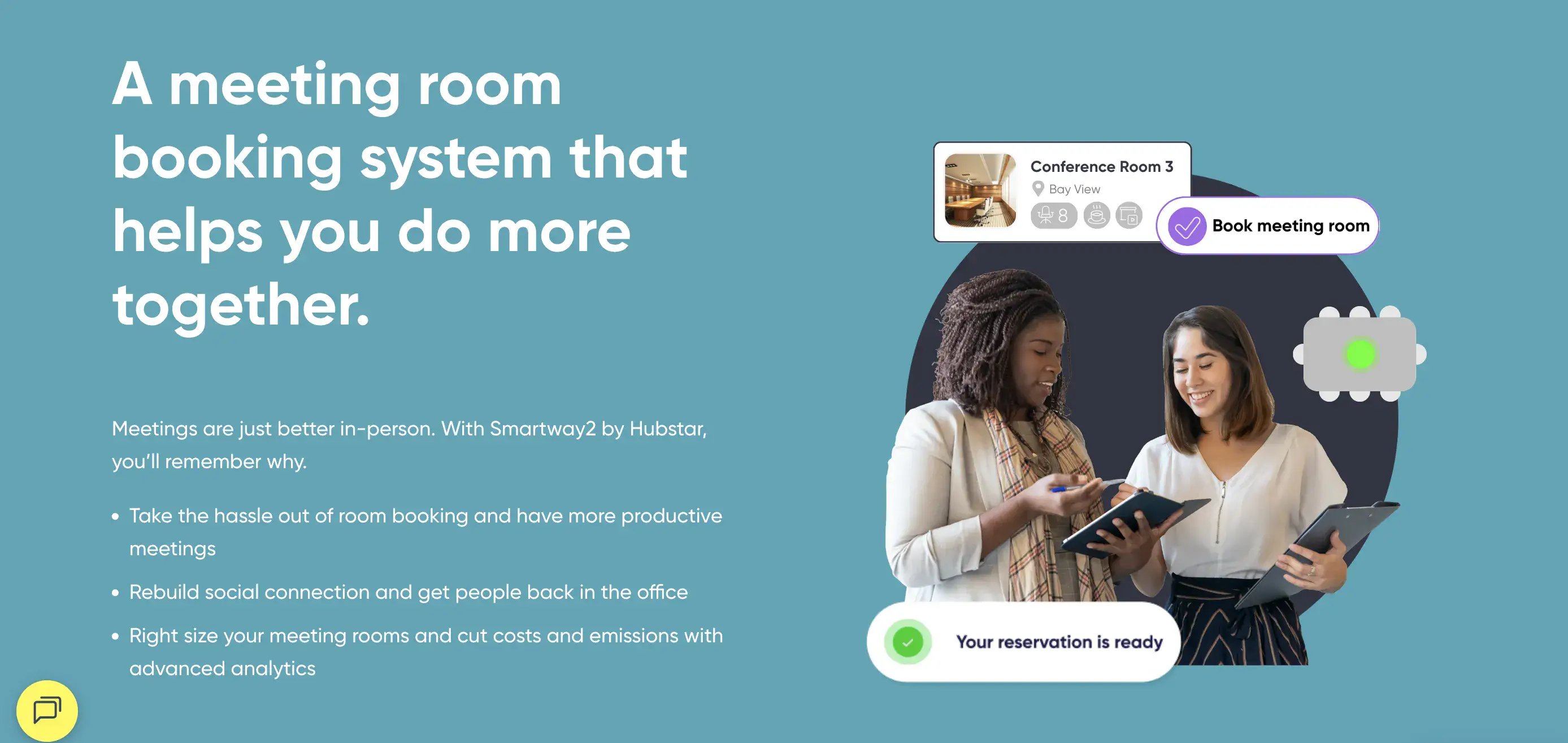 Smartway2 meeting room booking system
